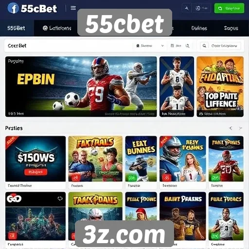 Opções de jogos disponíveis na plataforma 55cbet