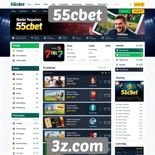 Experiência do usuário no site 55cbet