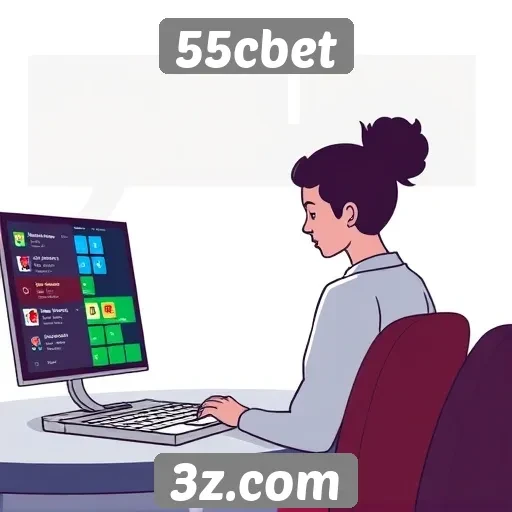 Revisão da interface do usuário do site 55cbet